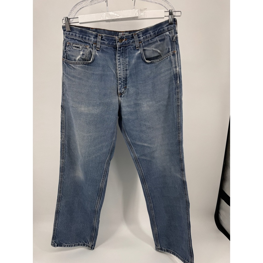 Tyndale FR Flame Resistant Carpenter Jeans Mens 36x32 Denim‎ Blue A-Rated USA